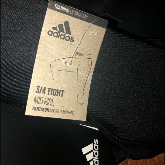 Adidas 3/4 crop leggings size Med - Picture 3 of 7